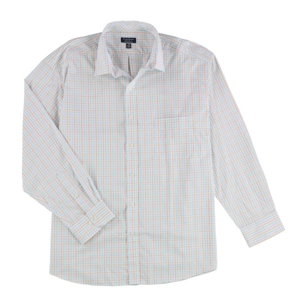 Club Room Mens Performance Button Down Dress Shirt, NWT